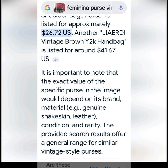 Femenina Snakeskin handbag long strap great shape - Picture 6 of 6